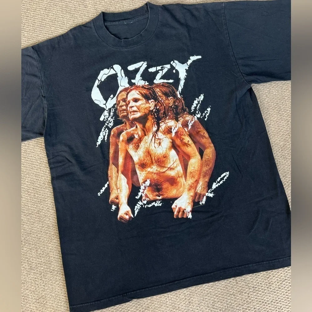 Vintage 1996 Ozzy Osbourne Ozz-Fest Tour T Shirt Men’s Size XL Double Sided - Picture 4 of 7